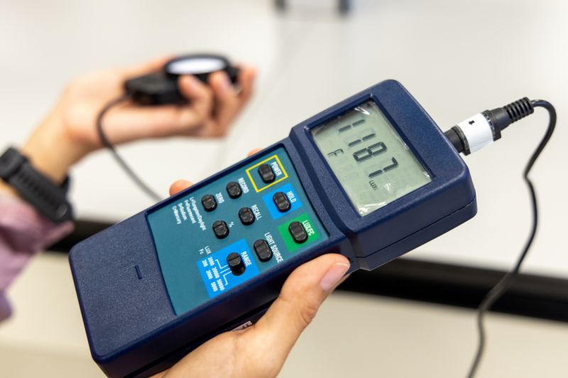 Water Testing Equipment in Use